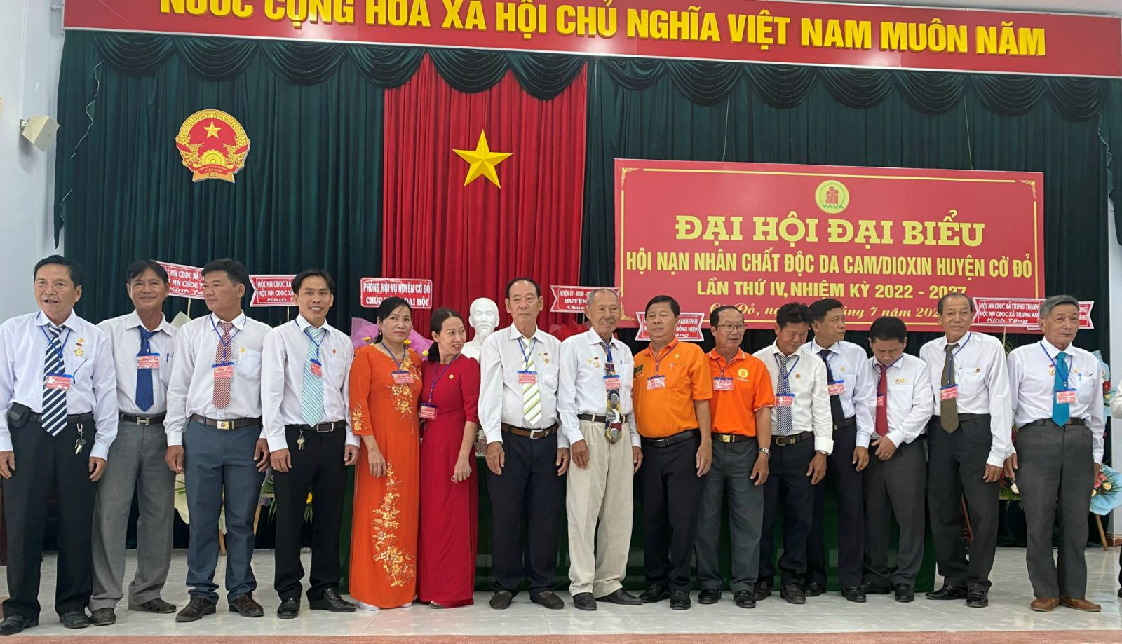 Đại hội Đại biểu Hội Nạn nhân chất độc da cam huyện Cờ Đỏ lần thứ IV nhiệm kỳ 2022-2027